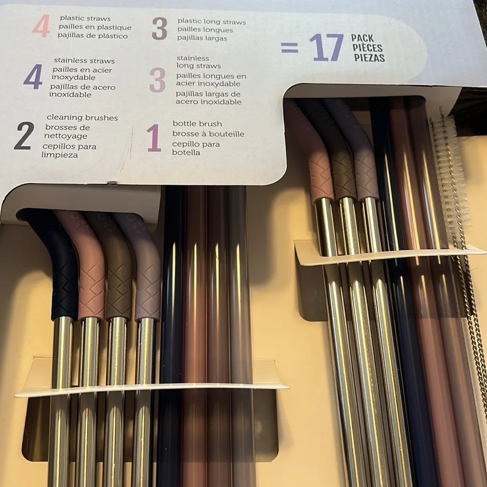 🥤 17 piece straw and bottle brush set - Picture 2 of 5